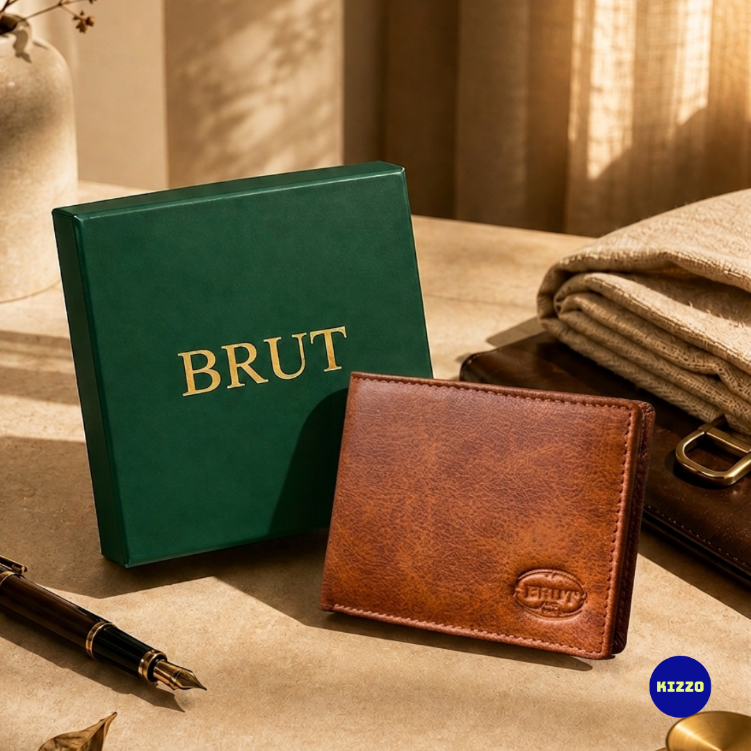 Tan Leather Wallet For Men