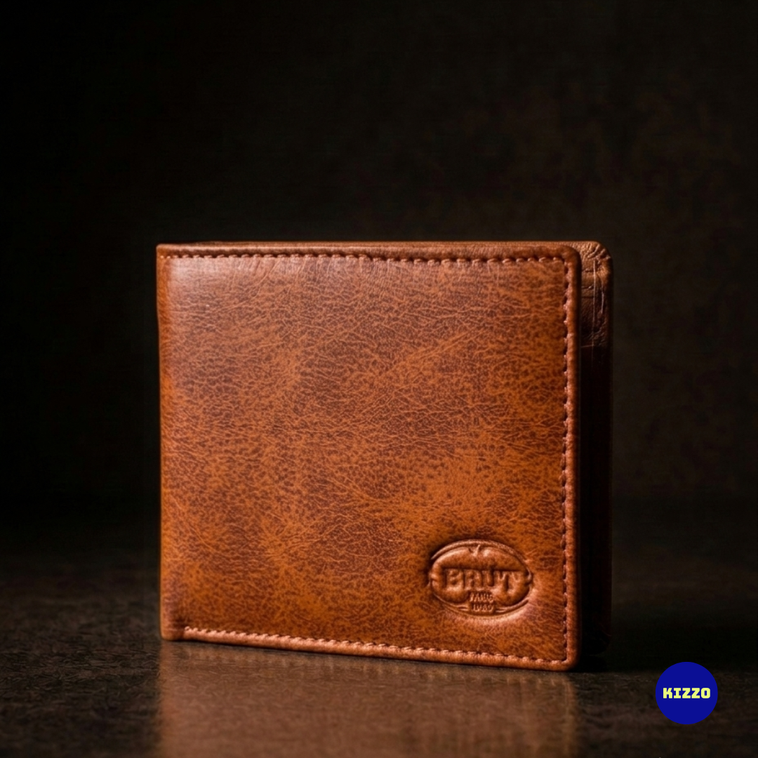 Tan Leather Wallet For Men
