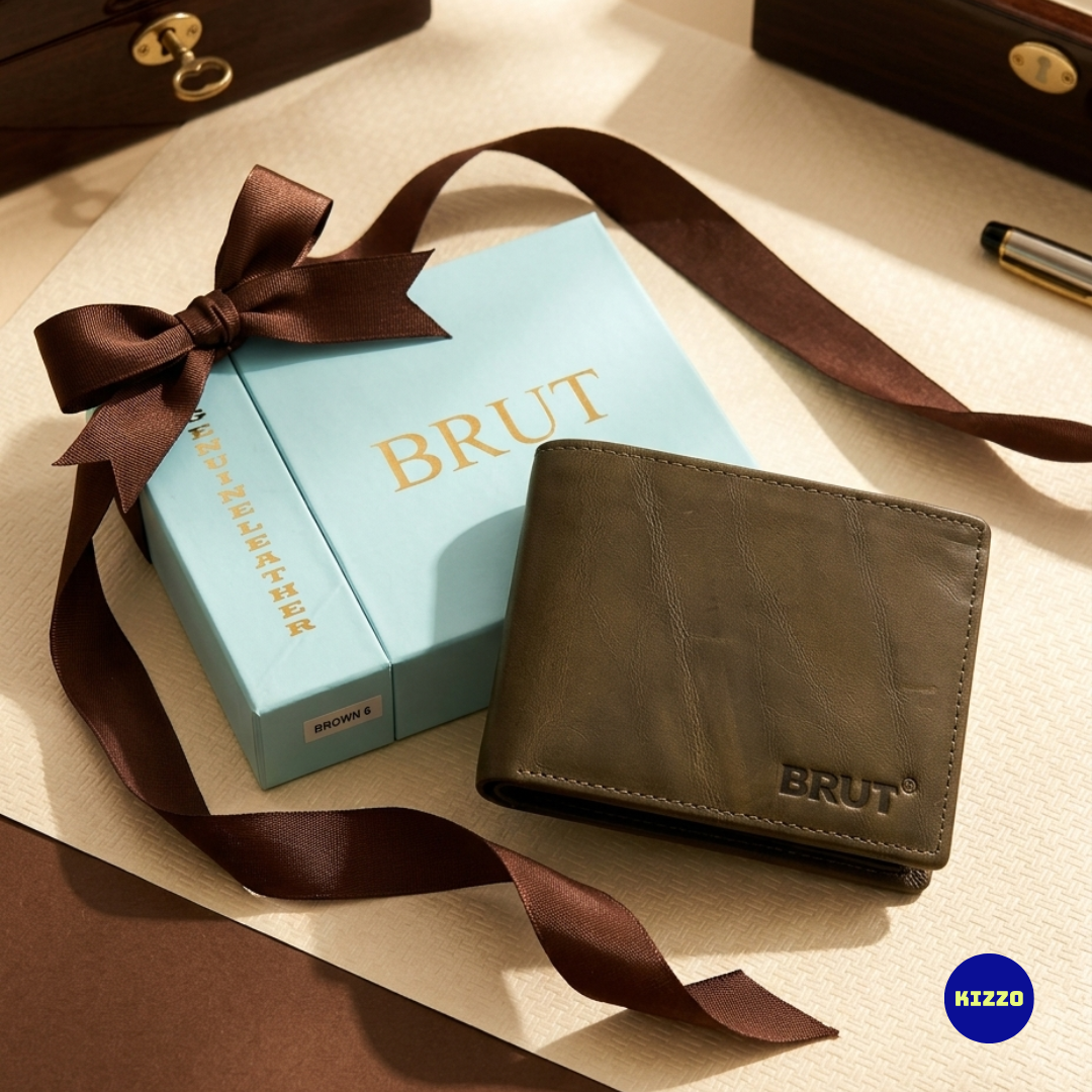 Brut Green Wallet For Men