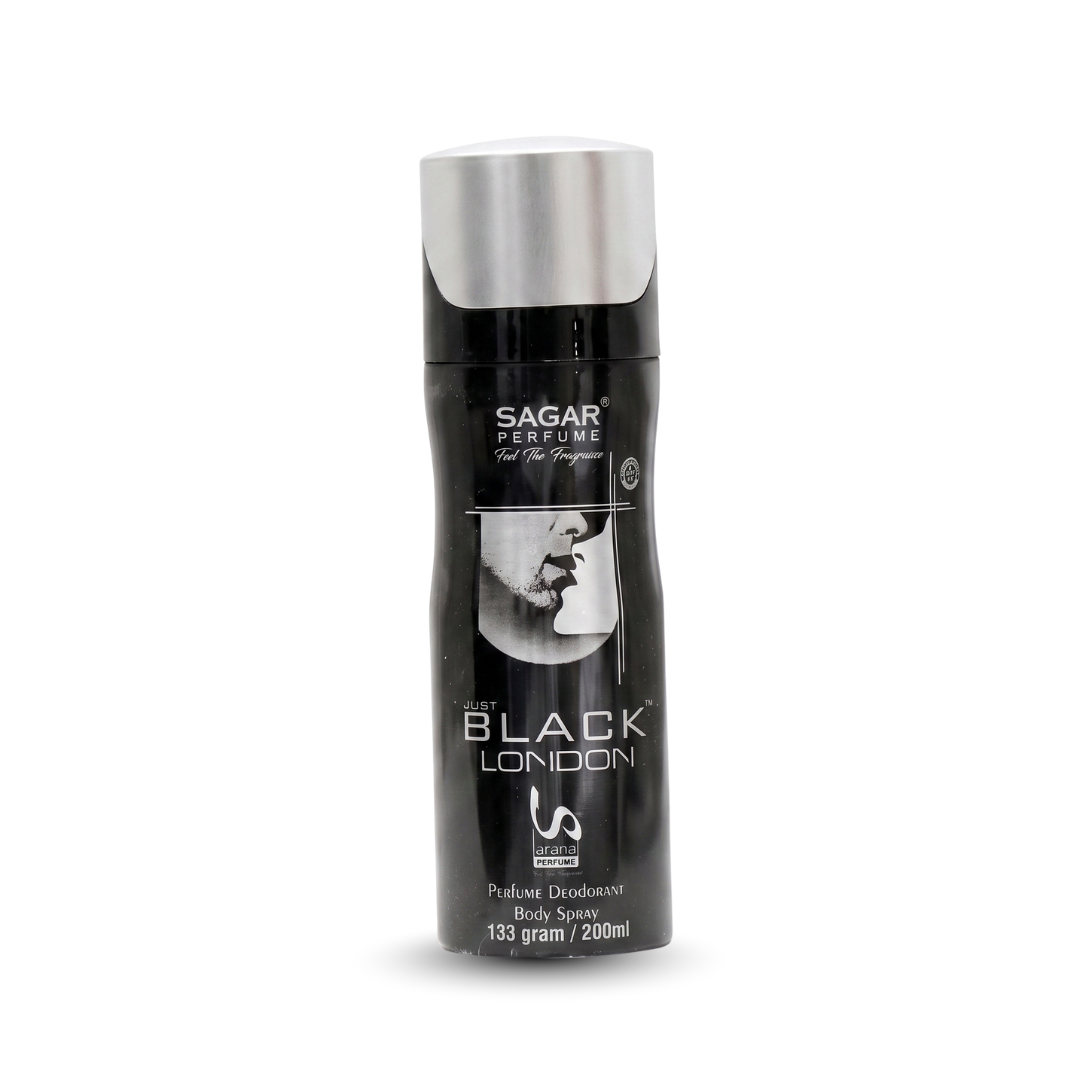 Just Black London Deodorant - 200ml