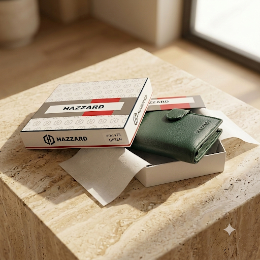 Green Leather Card Holder For Men