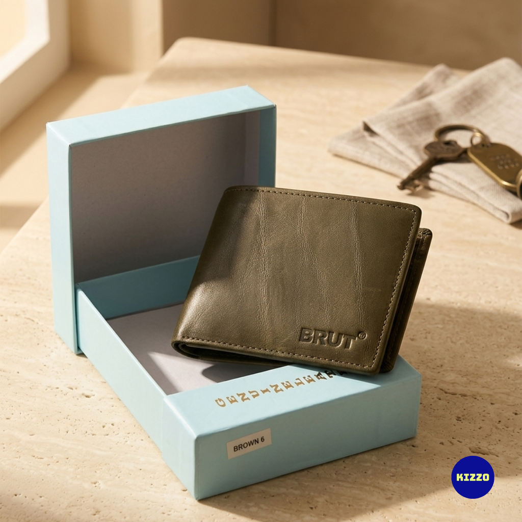 Brut Green Wallet For Men