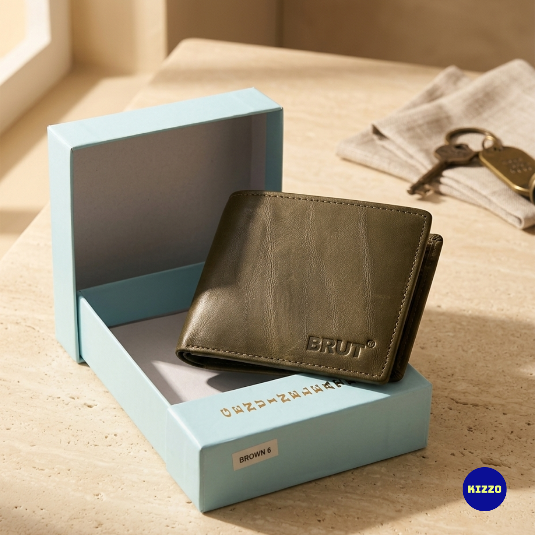 Brut Green Wallet For Men