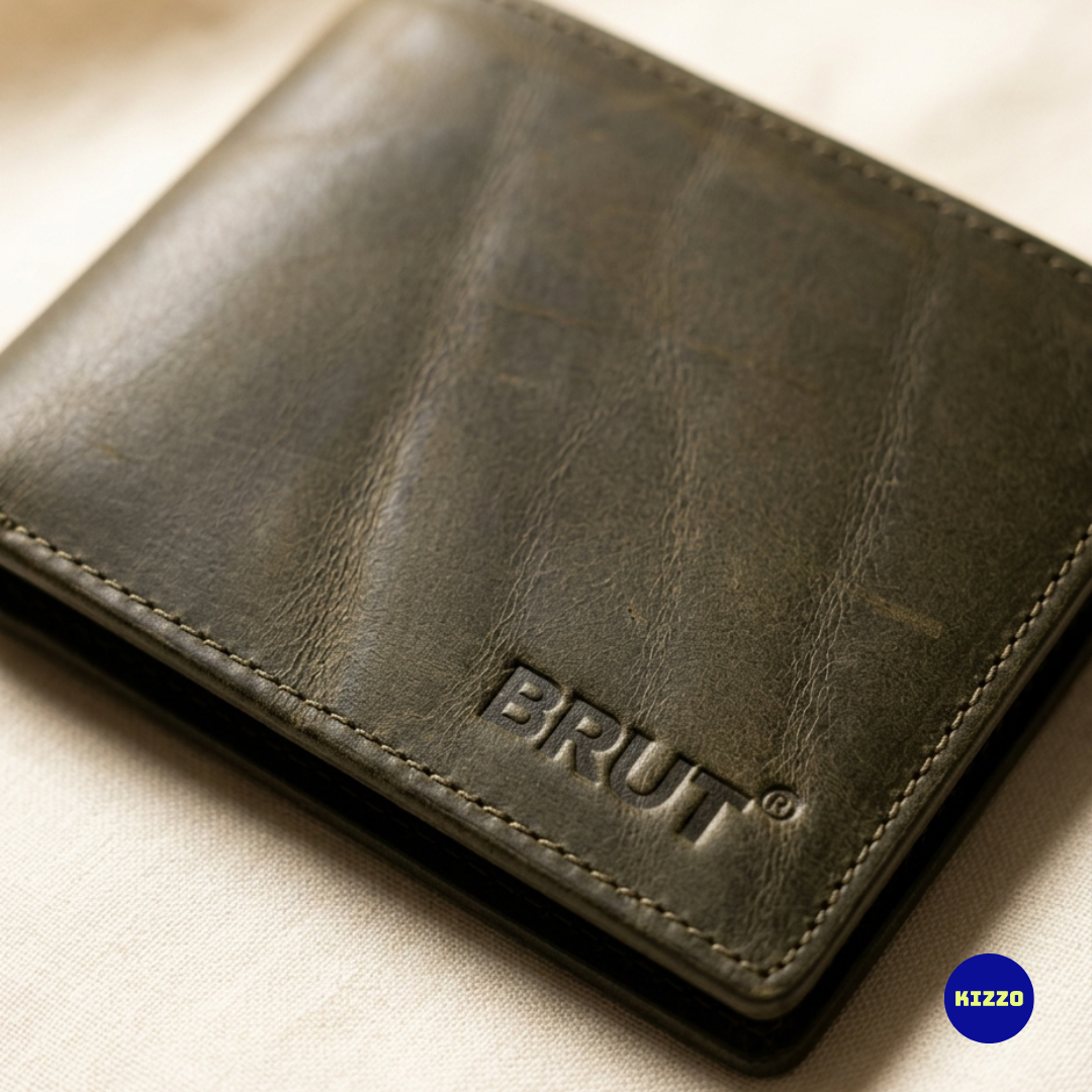Brut Green Wallet For Men