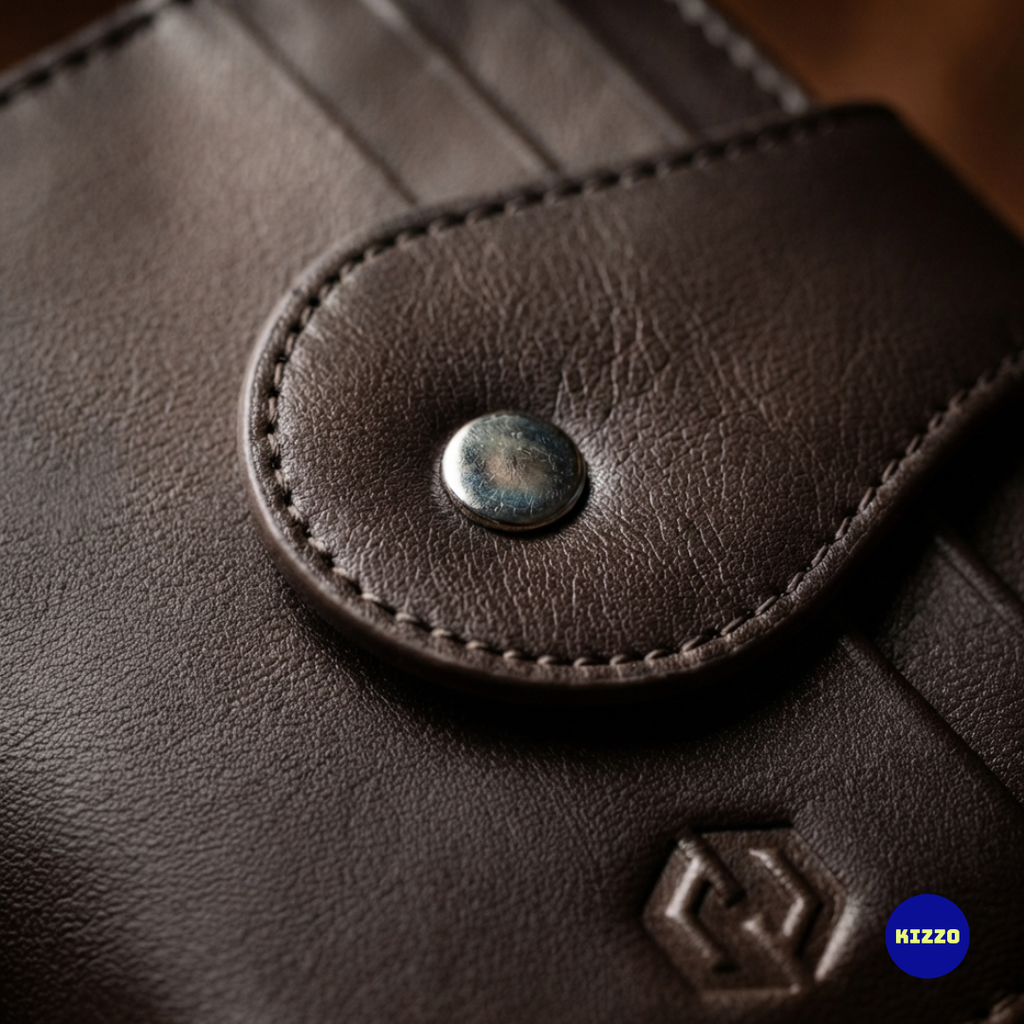 Hazzard Brown Leather Card Holder For Men