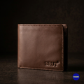Brut Brown Leather Wallet For Men