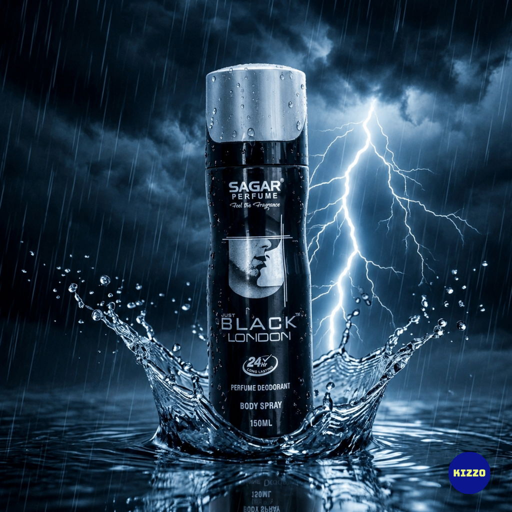 Just Black London Deodorant | Unisex | 150ML