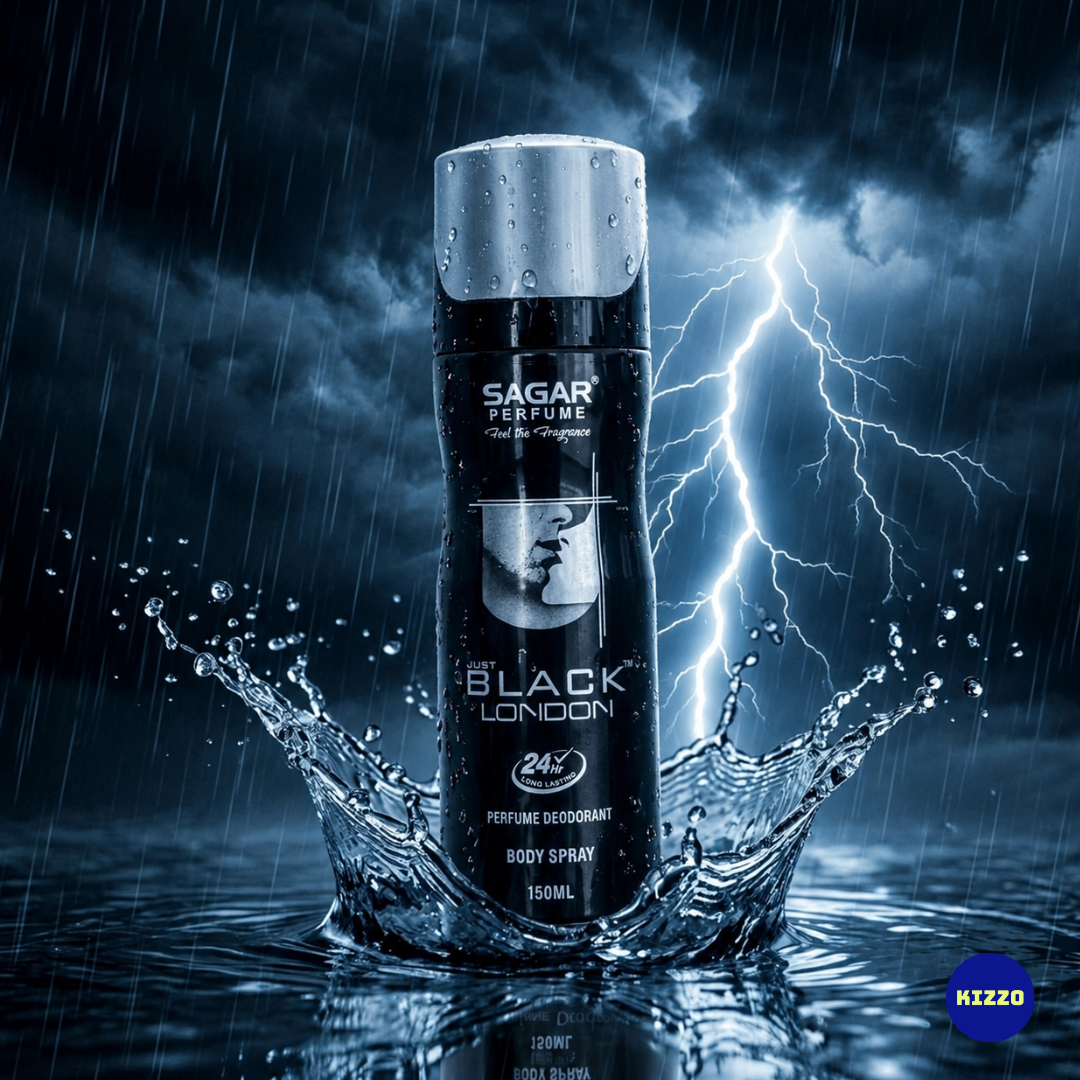 Just Black London Deodorant | Unisex | 150ML