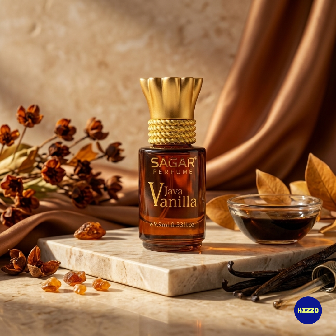 Java Vanilla 9.9ML Attar | Non-Alcoholic, Roll On Attar | Unisex