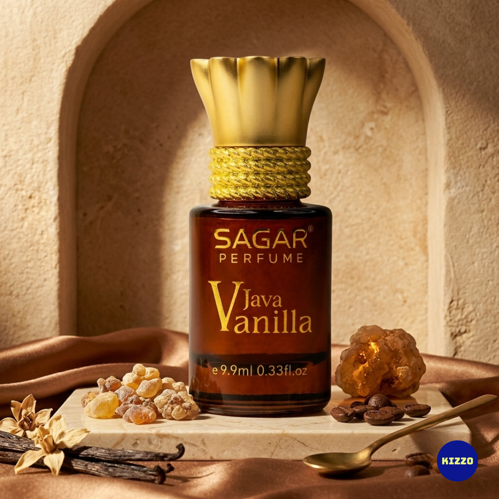 Java Vanilla 9.9ML Attar | Non-Alcoholic, Roll On Attar | Unisex