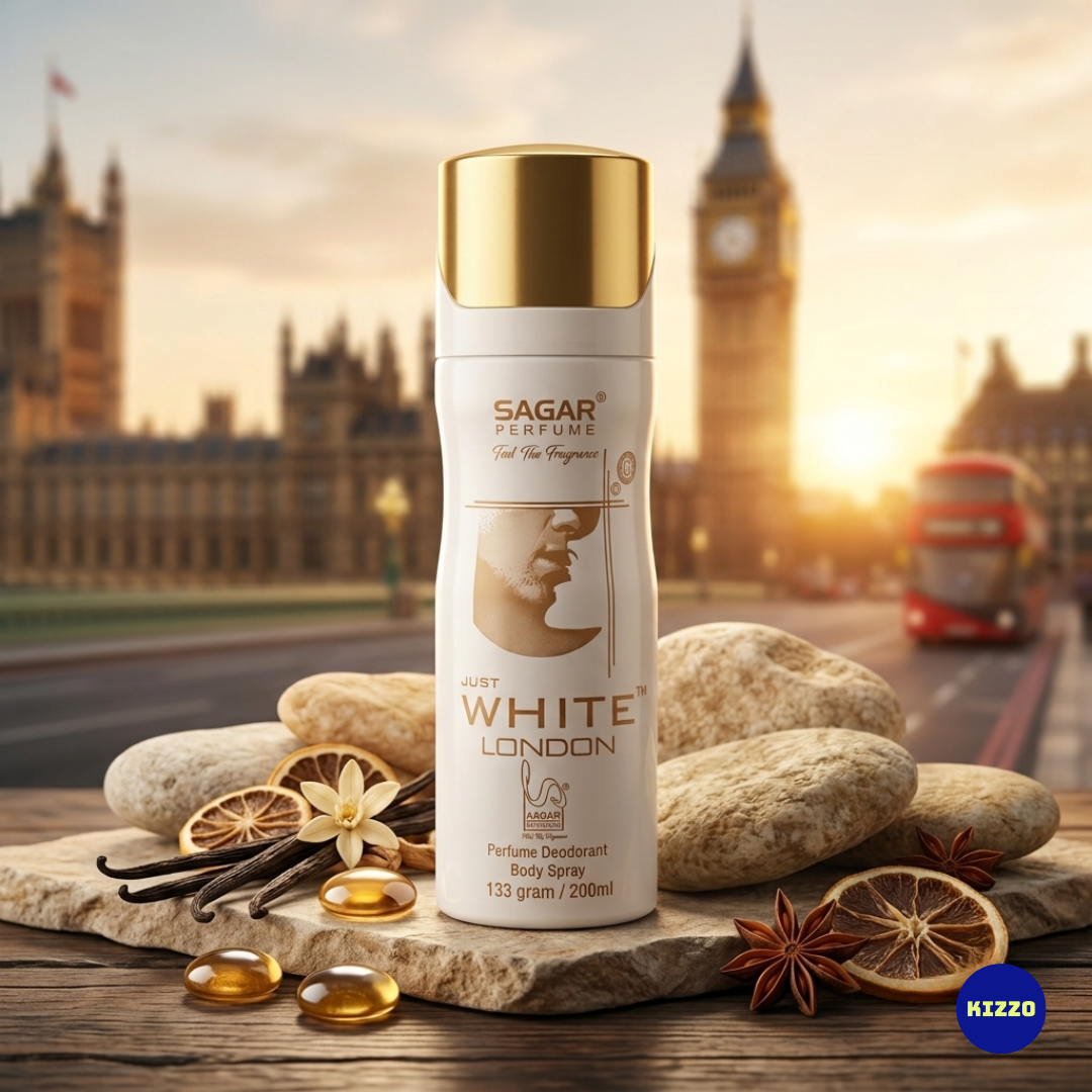 Just White London Deodorant | Unisex | 200ML