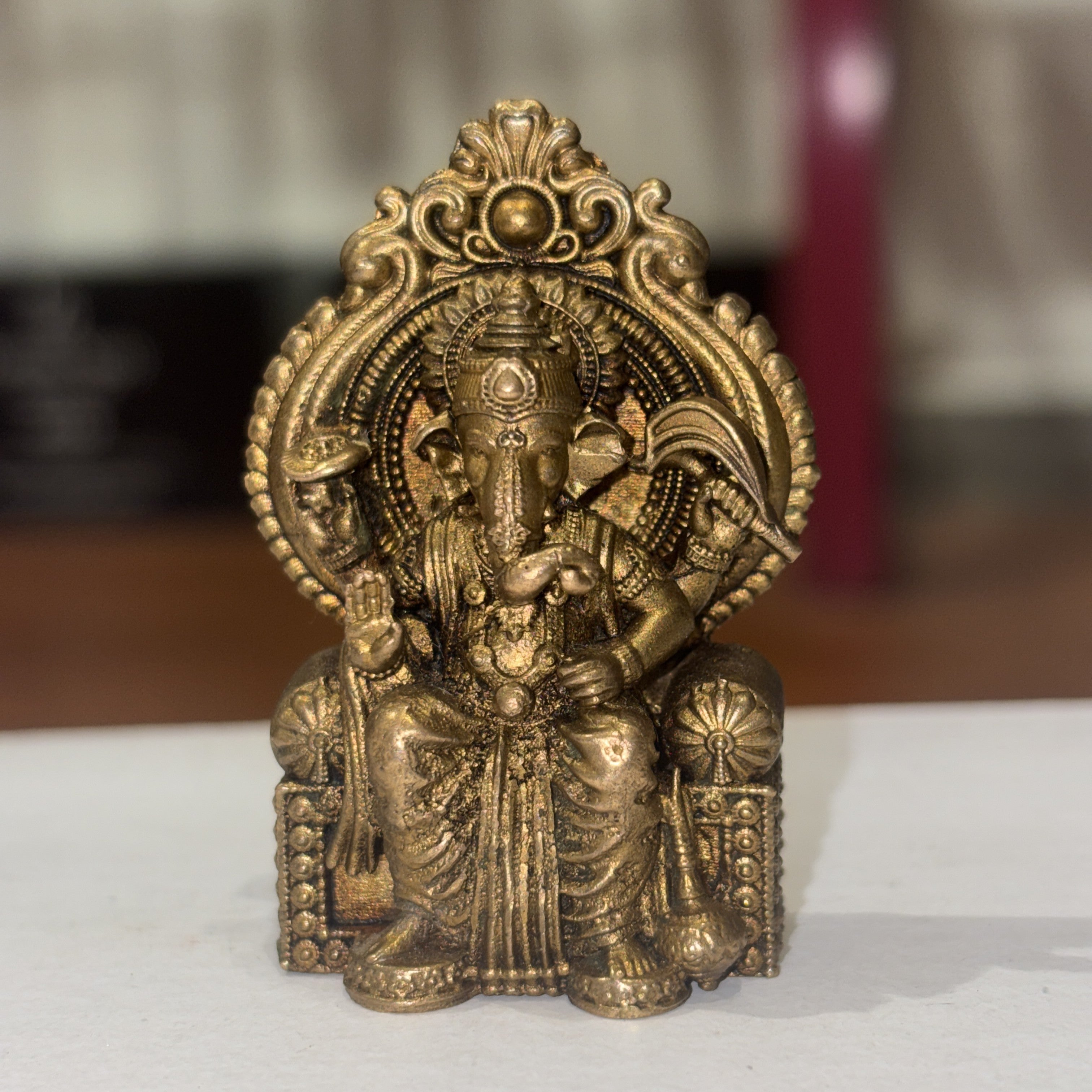 Ganeshji Brass Idol